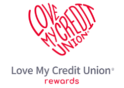 Logo and link for Love My Credit Union website.